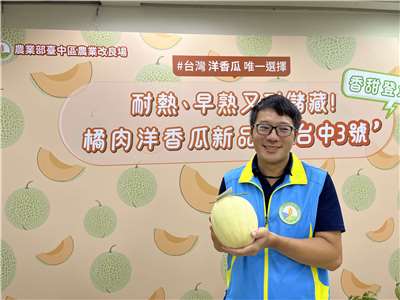 台中農改場副研究員錢昌聖。(陳林幸虹 攝)