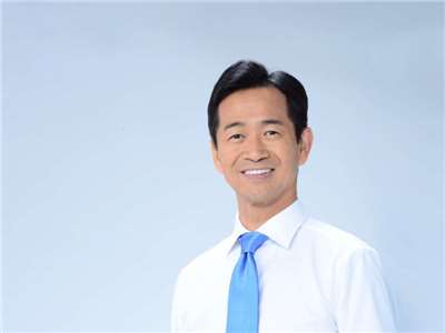 日本公明黨新黨魁岡本三成。(翻攝岡本三成官網)
