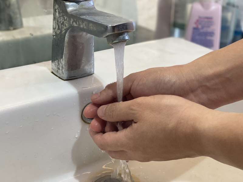 節約用水。(中央社資料照片)