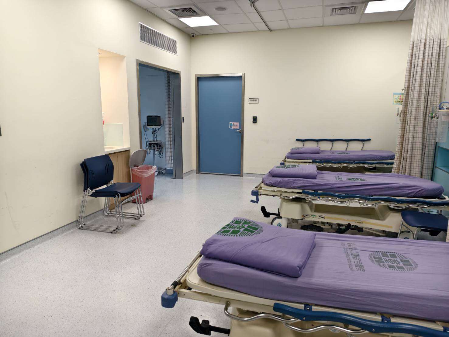 春節開診率創新高。圖為 急診室一隅。資料照。(夏治平攝)