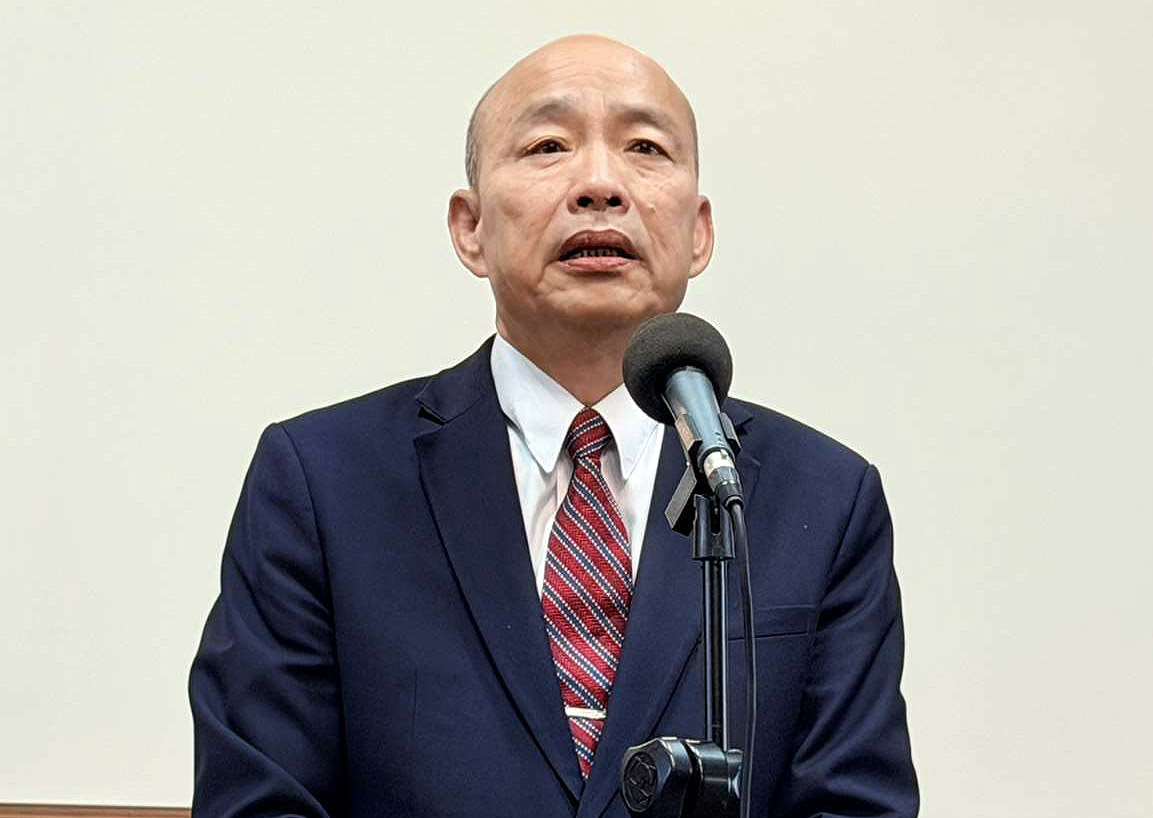 立法院長韓國瑜指出，將在協商立院黨團後，正式行文邀請總統到立法院做國情報告，並採「統問統答」作為基本禮遇。(鄭佑漢 攝)