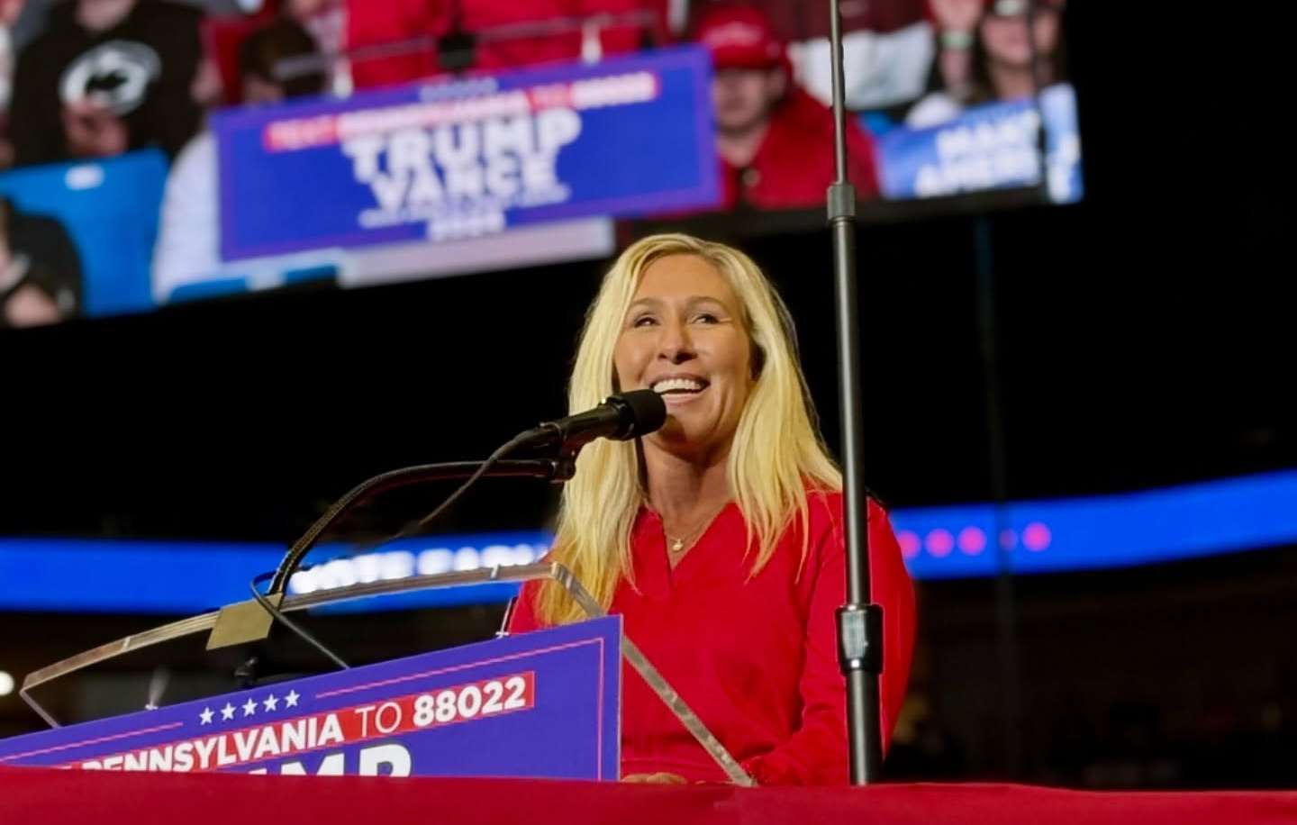 美國前共和黨籍議員葛林(Marjorie Taylor Greene)。(FB@MarjorieTaylorGreene)