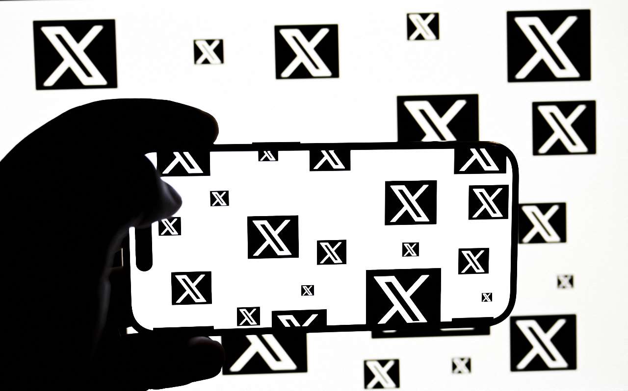 社群媒體平台X。 (AFP)