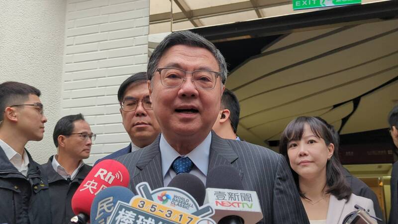 行政院長卓榮泰（前）。資料照。