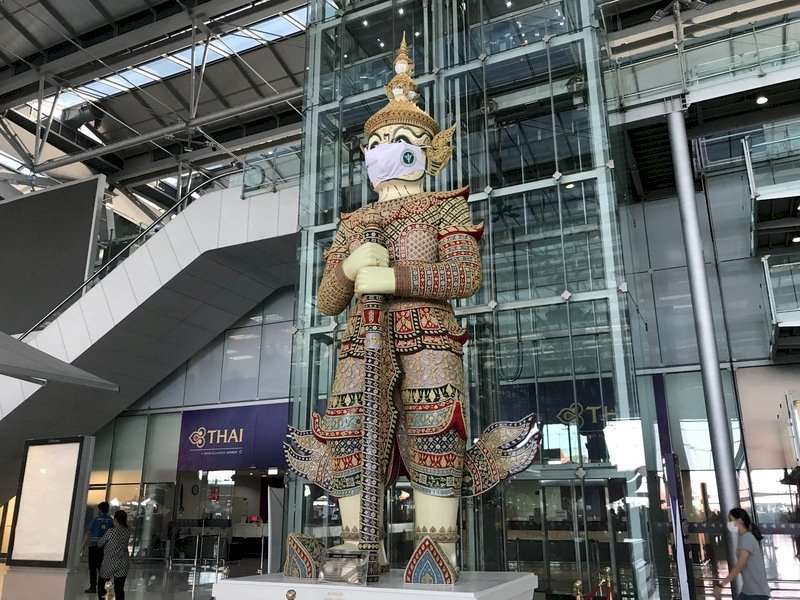 圖為泰國曼谷蘇凡納布機場。 (圖：中央社檔案照)	