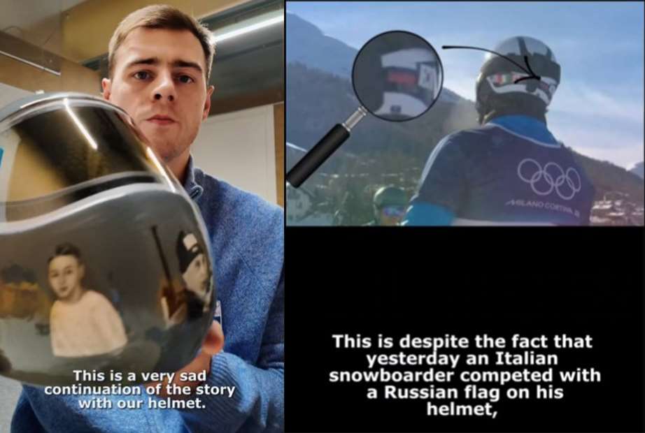 烏克蘭俯臥式雪橇選手赫拉斯克維奇(Vladyslav Heraskevych)9日在社群媒體表示，國際奧會(IOC)禁止他在米蘭-科爾蒂納冬奧的訓練和比賽中，戴上一頂特別訂做、印有自俄羅斯2022年入侵以來喪命的烏克蘭運動員圖像的頭盔。(翻攝X@heraskevych)