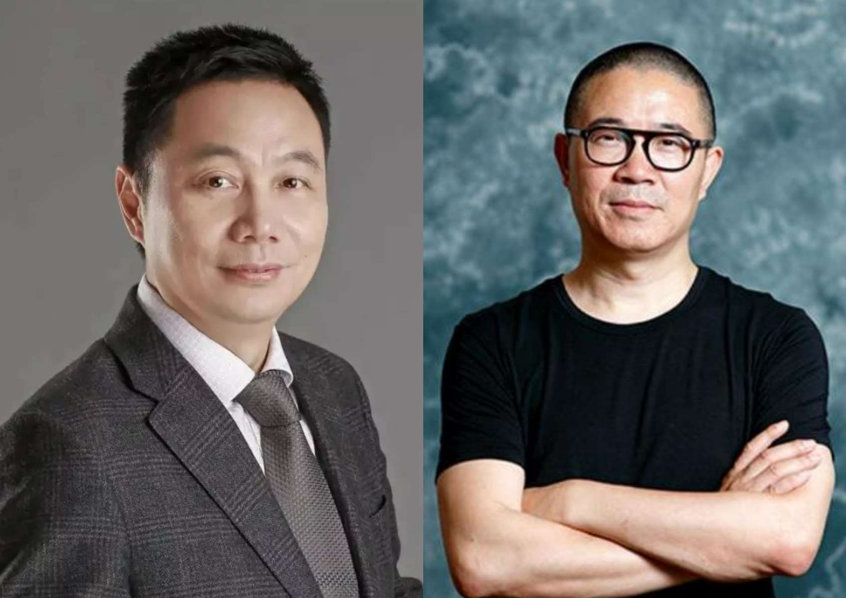 中國旅遊巨頭攜程集團（Trip.com Group)創始人范敏(左)、季琦(右)。(圖:百度百科/央廣合成)