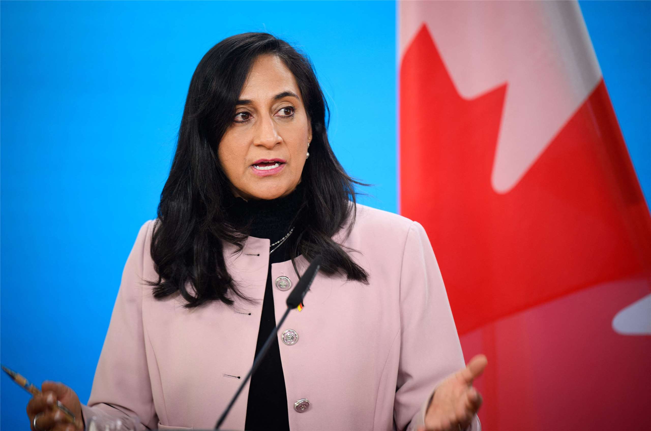 加拿大外交部長安南德(Anita Anand)。