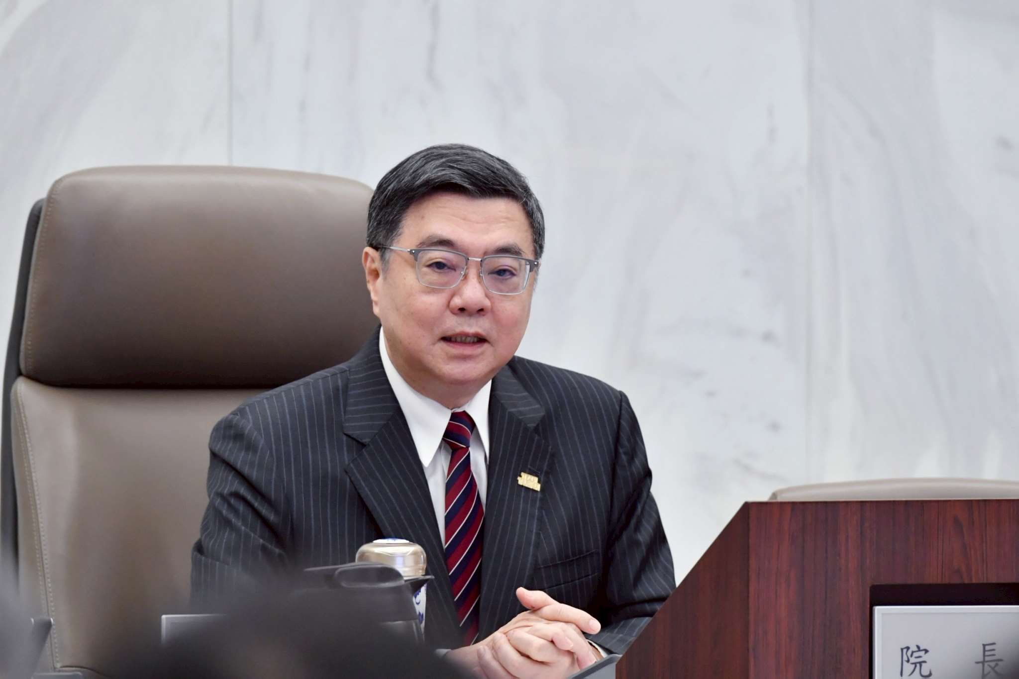 行政院長卓榮泰主持行政院會。資料照片(圖：行政院提供)