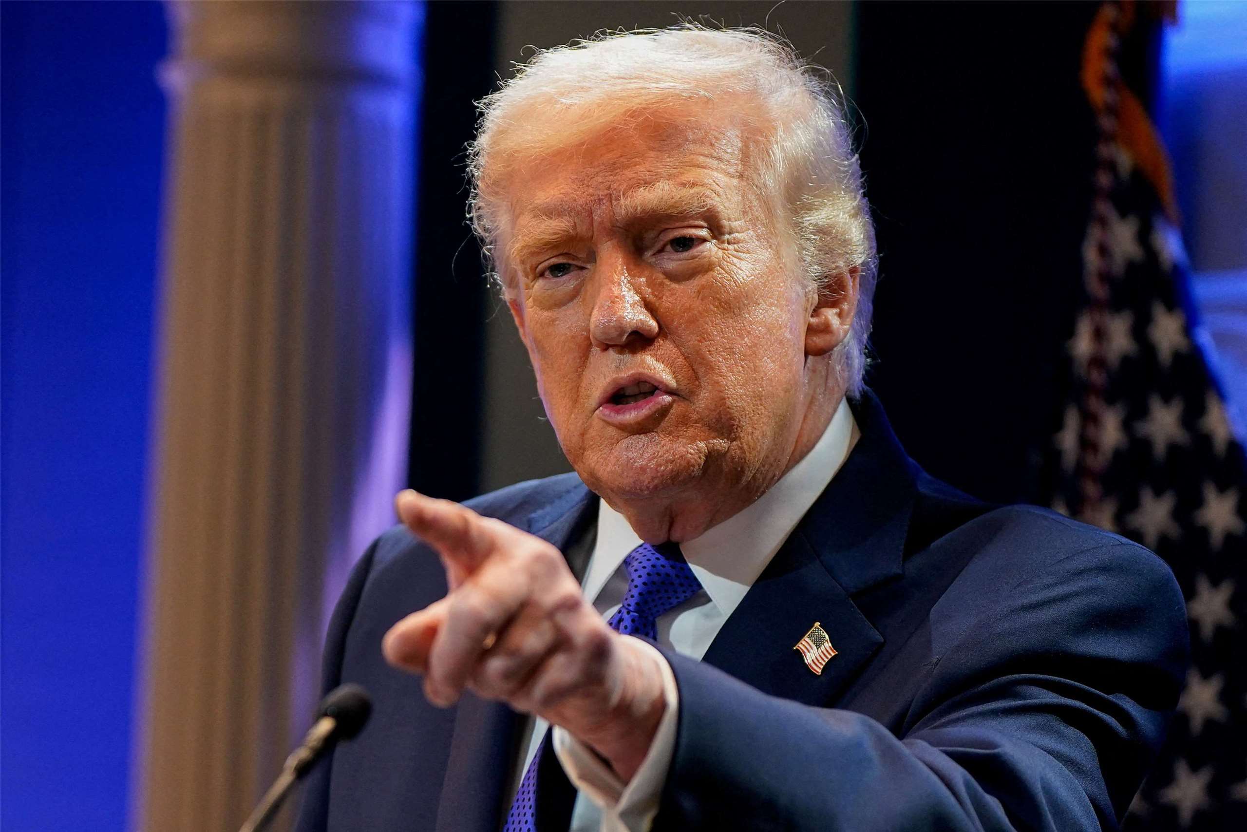 美國總統川普(Donald Trump)。資料照片。