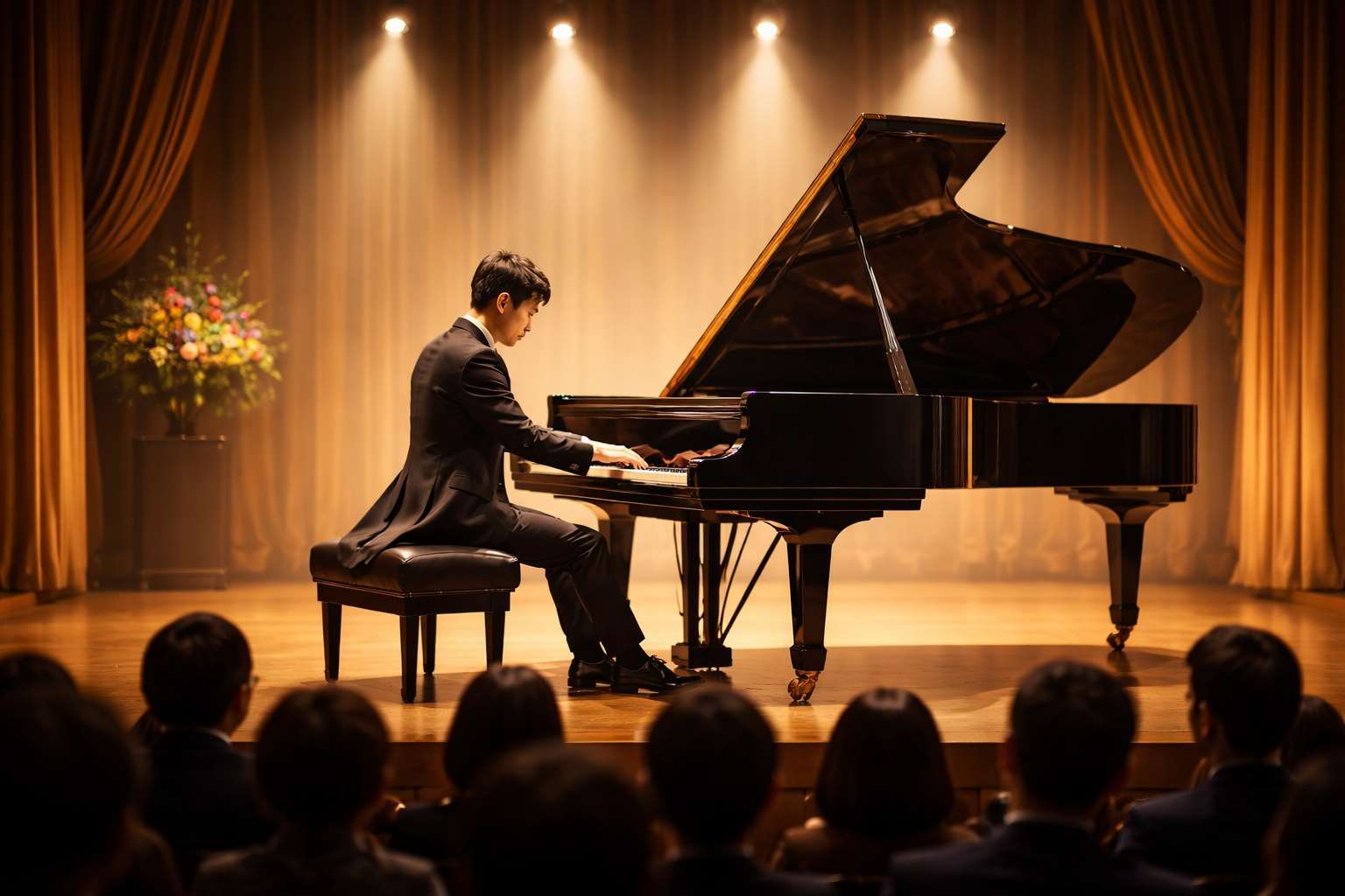 在琴聲流動間，心被深深感動