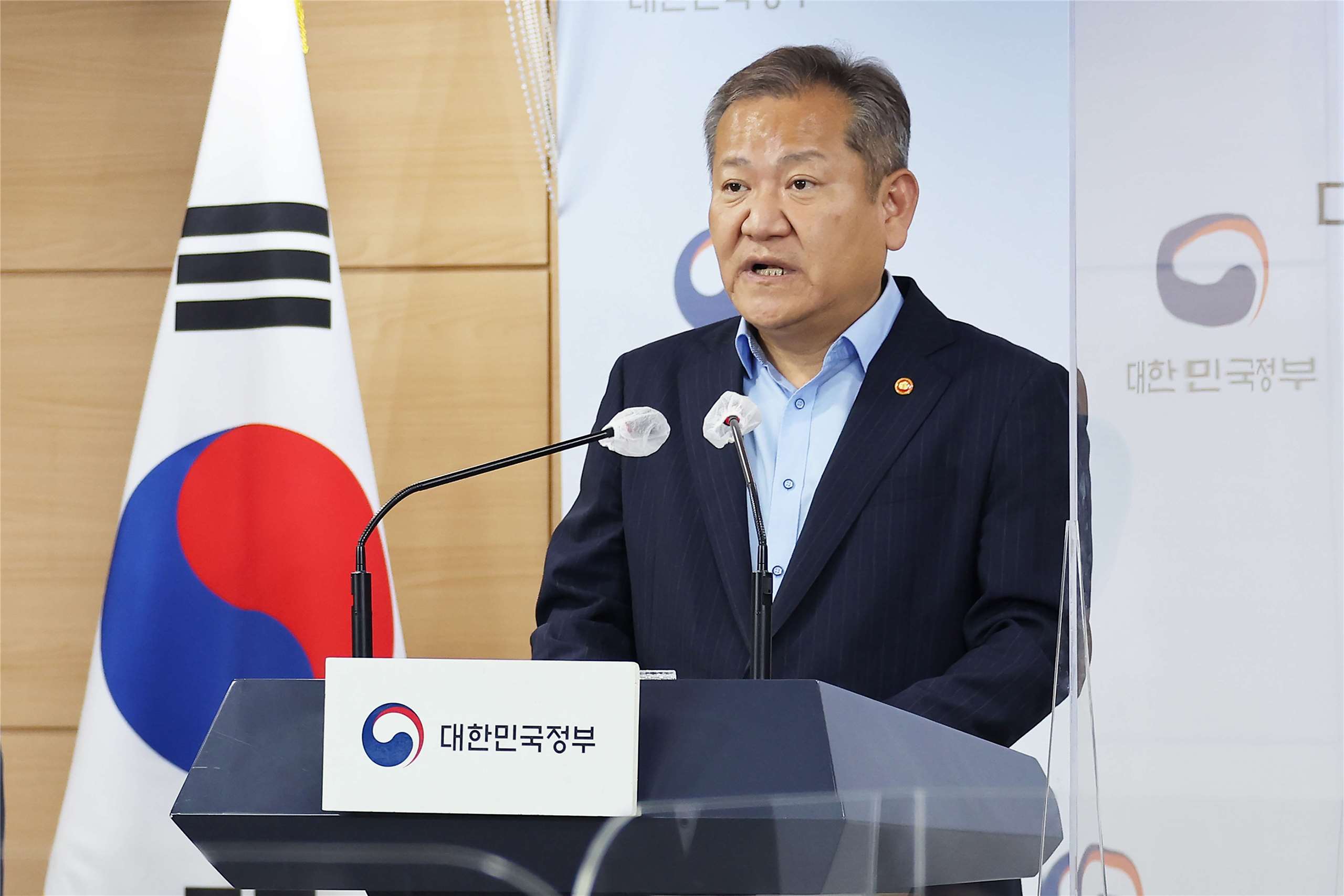 南韓法院12日判決，前內政部長李祥敏(Lee Sang-min)因在2024年戒嚴危機中所扮演的角色，被判處7年徒刑。資料照。