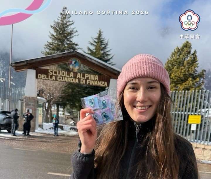 台美混血選手余睿(Sophia Velicer)。（圖：中華奧會臉書）