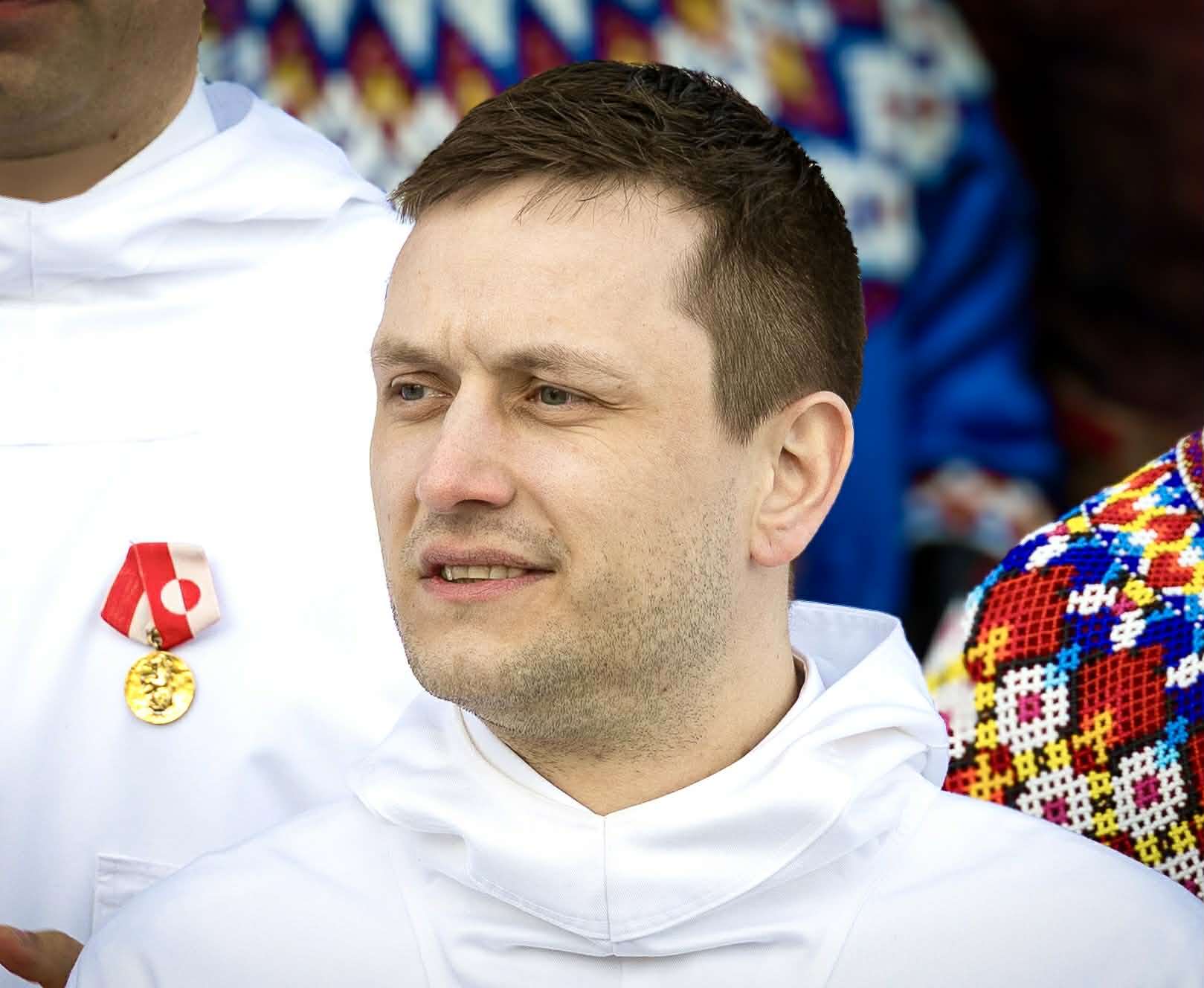 格陵蘭總理尼爾森(Jens-Frederik Nielsen)。 (圖擷自FB@Jens-Frederik Nielsen)