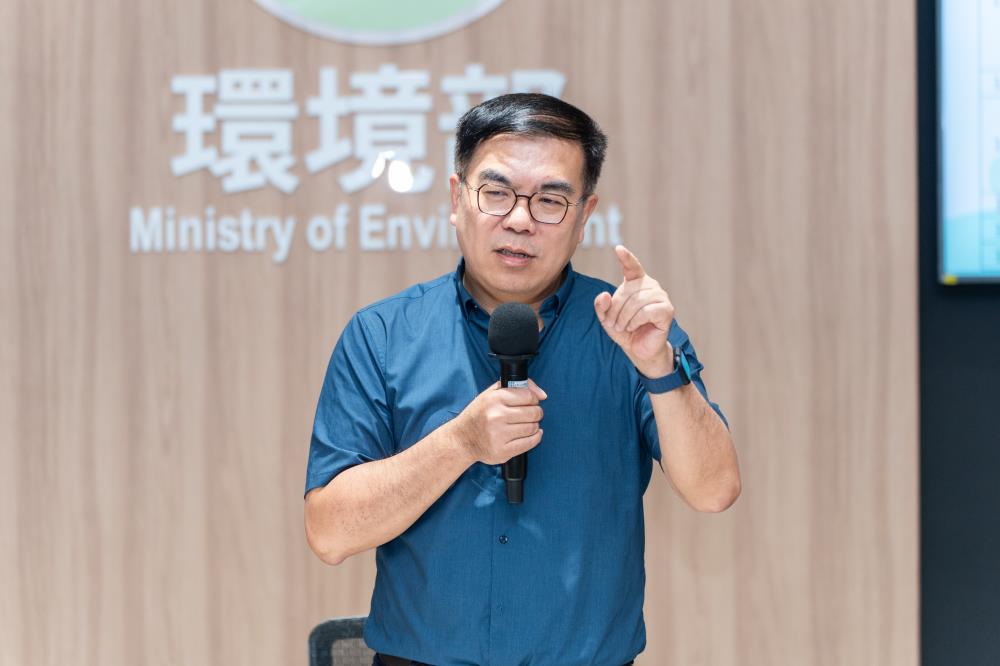 環境部長彭啓明(圖)今天(9日)宣布將成立「循環經濟諮詢會」，由他親自擔任召集人，規劃循環經濟整體產業發展與國家永續布局。(圖：環境部)