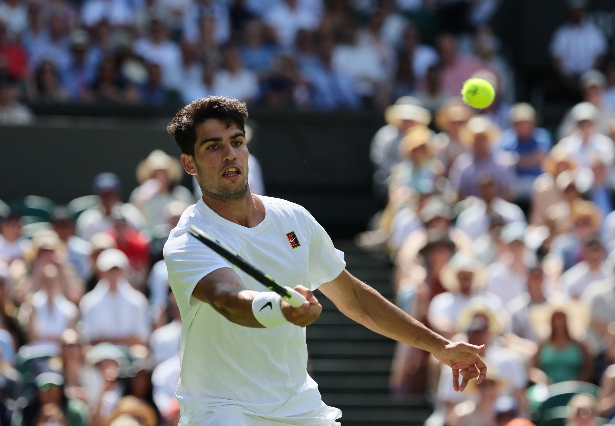 西班牙網球名將艾卡拉茲(Carlos Alcaraz)。(AFP)