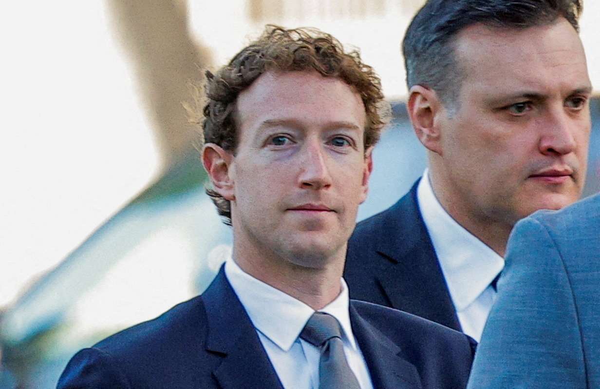 Meta執行長祖克柏(Mark Zuckerberg)抵達洛杉磯法院出庭。