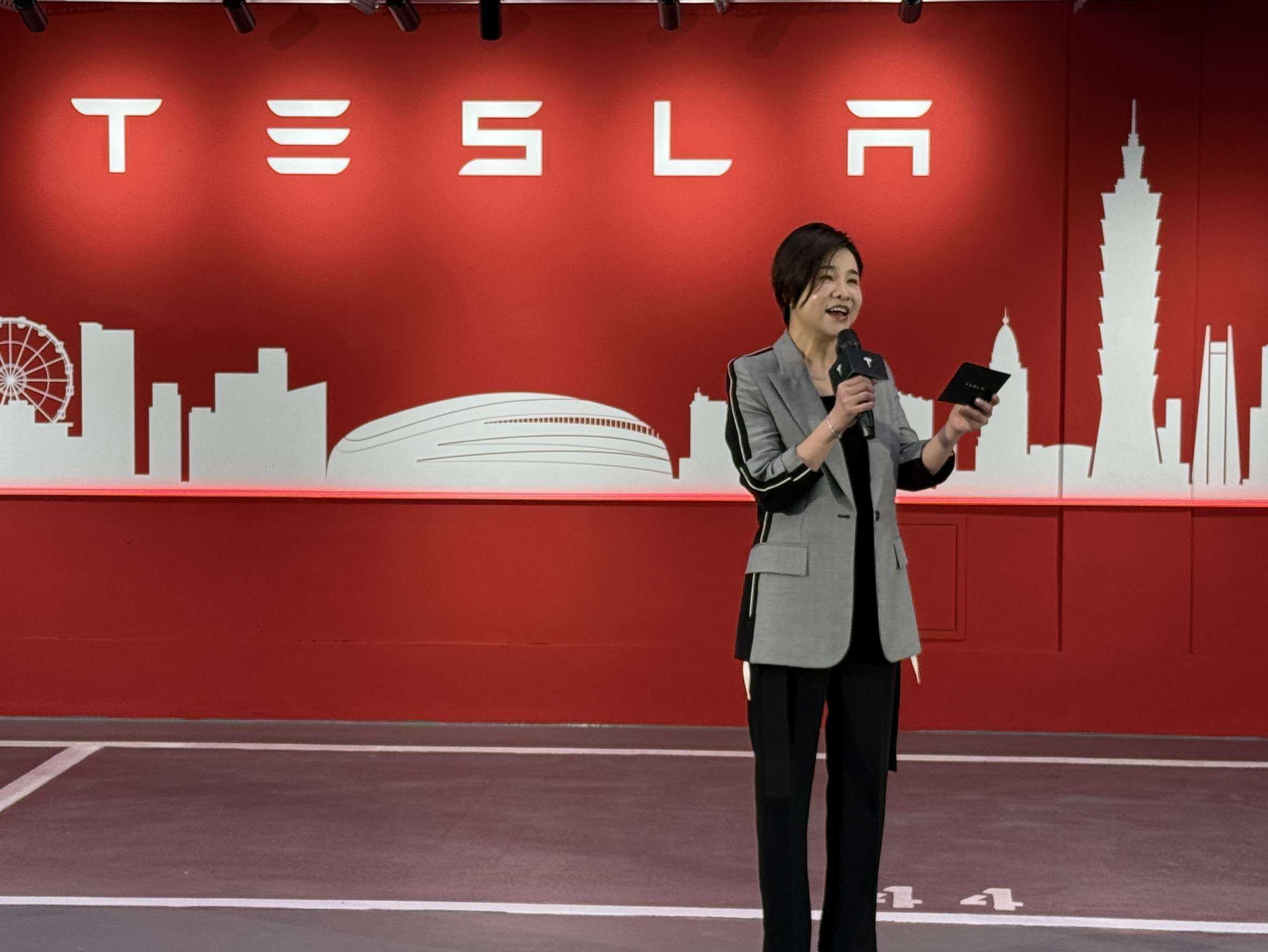 特斯拉台灣總經理詹依宛。(謝佳興 攝)