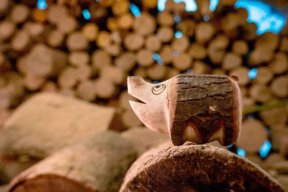 山豬是來吉部落的意象  照片轉載自阿里山來吉部落官網