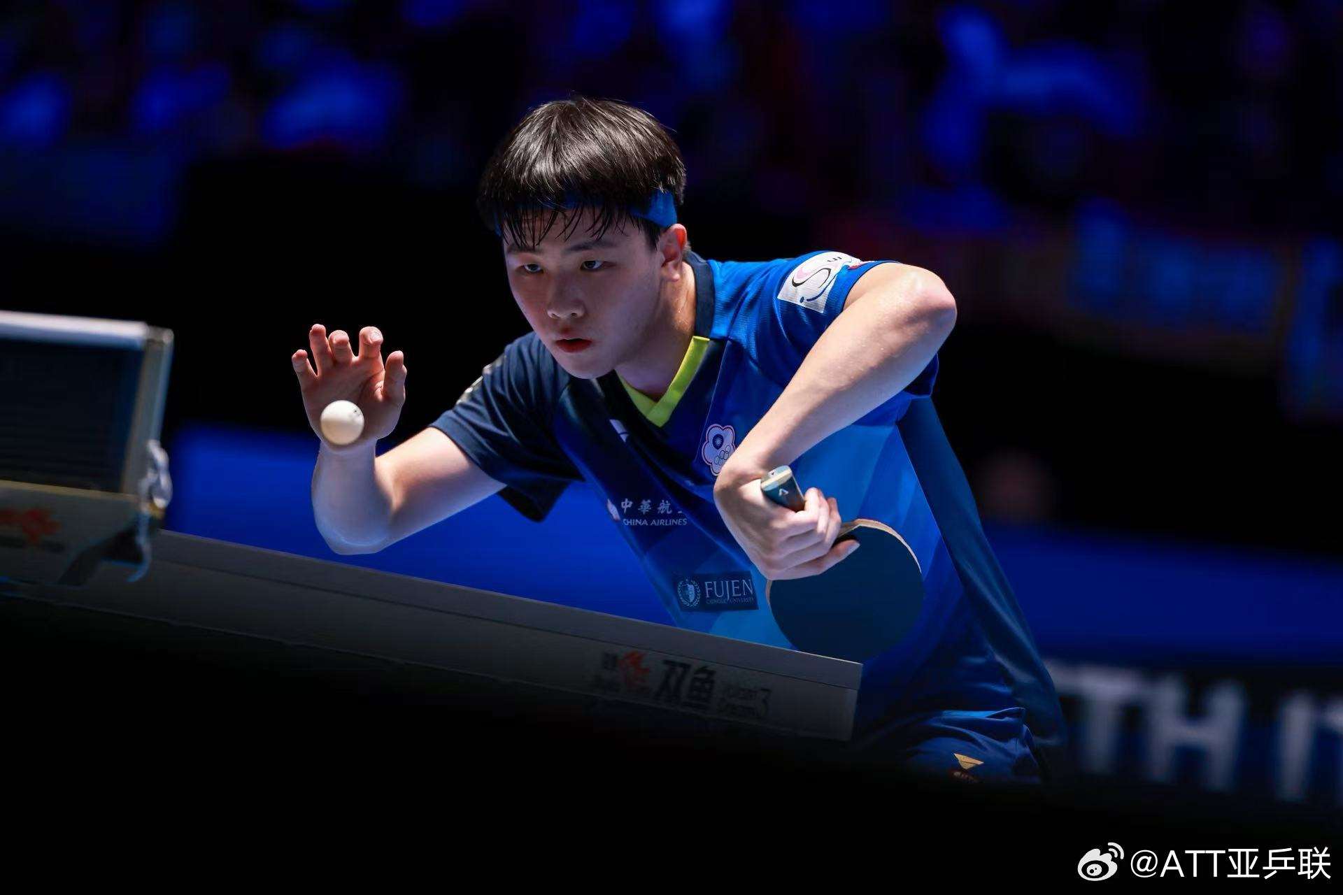 桌球好手張佑安。(微博)