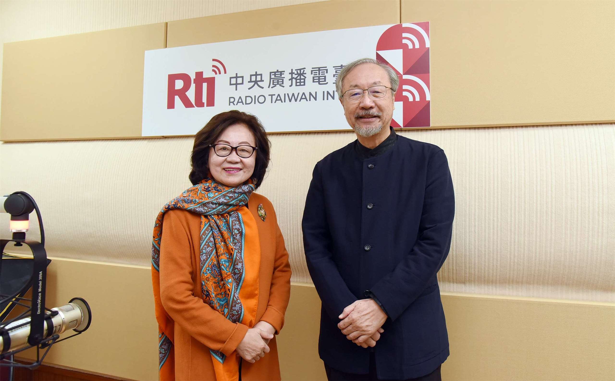 林磐聳教授接受美麗的台灣節目專訪