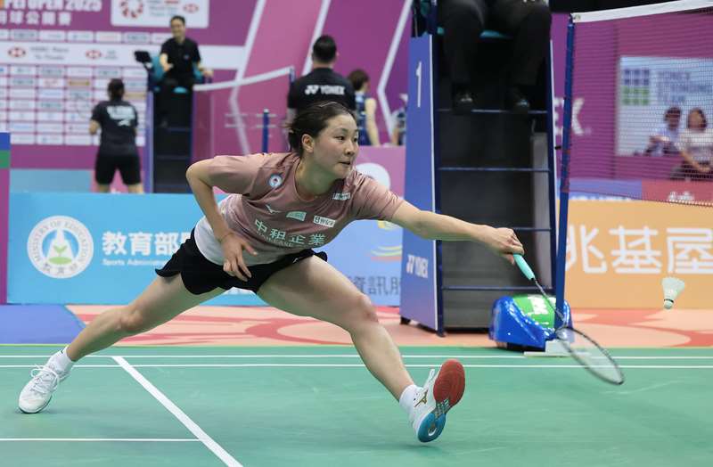 亞洲羽球團體賽台灣女團止步4強。圖為台灣女單好手林湘緹。資料照。