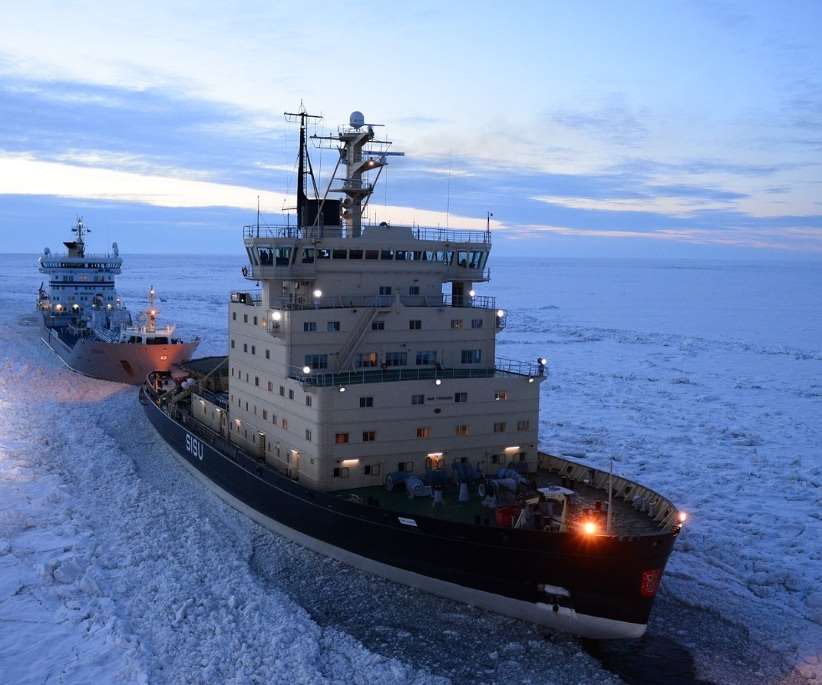 芬蘭破冰船公司Arctia統計，世界上6成的破冰船由芬蘭建造，80%的破冰船由芬蘭的公司設計。(IG@arctia_ltd)