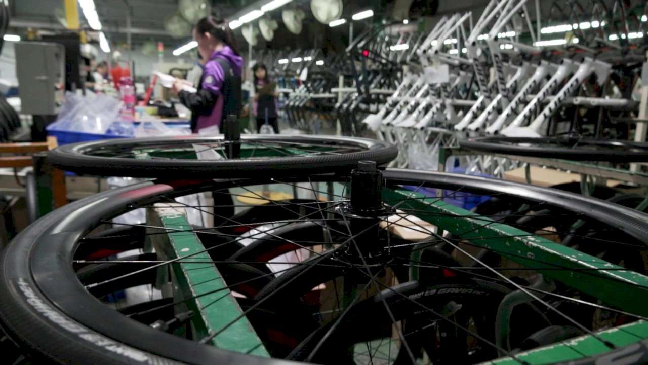 自行車大廠巨大集團涉及強迫勞動。資料照。