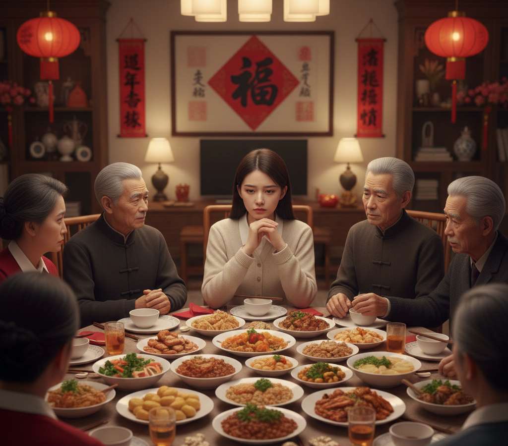 中國網信辦日前展開整頓網路環境行動，把「打擊販賣婚姻焦慮」列為整治重點，要營造「喜慶祥和」的節日氛圍。(示意圖/AI生成)