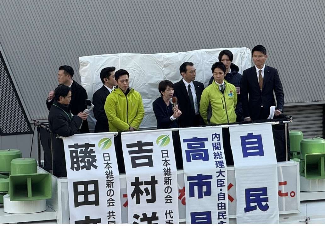 日本首相高市早苗吸票潛力驚人。(鄭仲嵐攝)