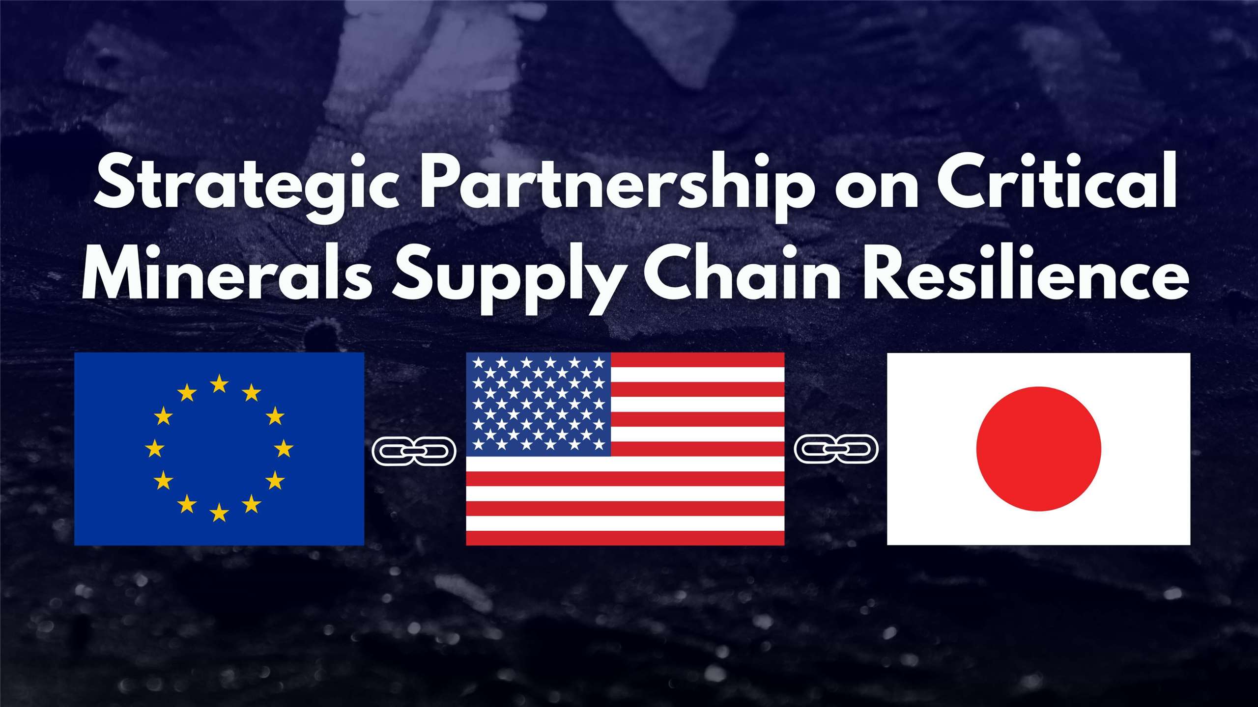 美歐日建立關鍵礦產合作夥伴關係。 (圖:X@USTradeRep)