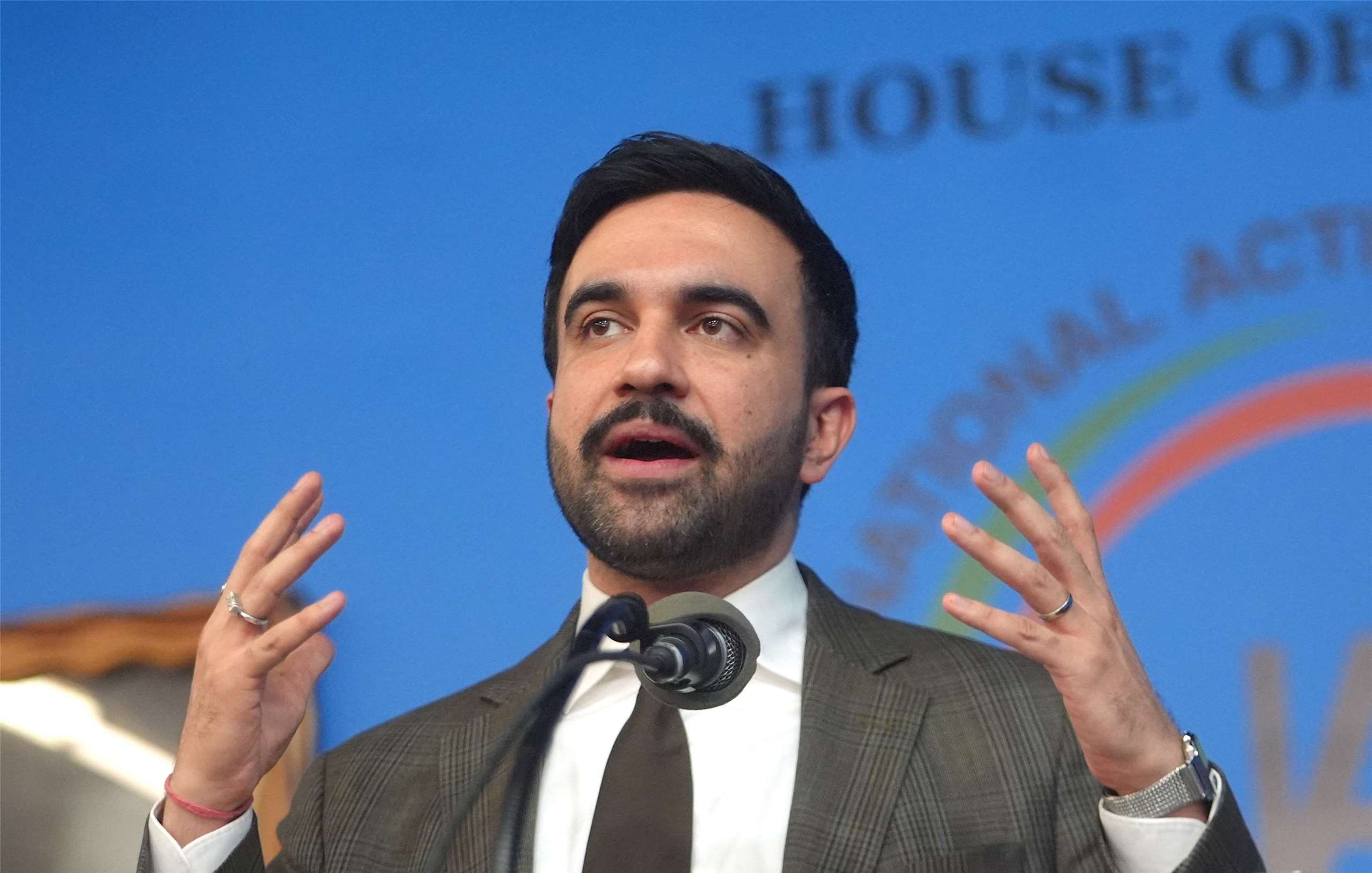 紐約市長曼達尼(Zohran Mamdani)。資料照片。