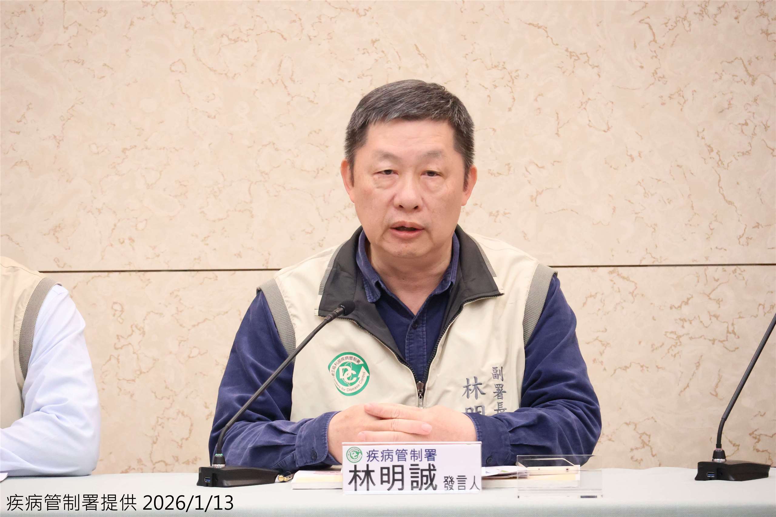 疾管署發言人林明誠。資料照片。(疾管署提供)