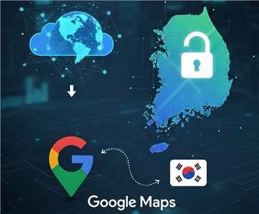 南韓已和美國科技巨擘谷歌達成協議，將向該公司分享地圖數據，這意味著用戶很快就能在南韓境內使用地圖應用程式Google Maps。(示意圖/AI生成)