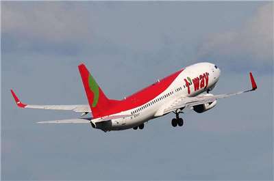 南韓德威航空公司(T'Way Air)。資料照片。(圖：德威航空臉書)