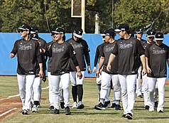 世界棒球經典賽（WBC）台灣隊在高雄國家訓練中心展開集訓。資料照片。