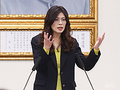 國民黨主席鄭麗文。資料照。