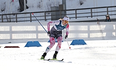 台美混血女子越野滑雪好手余睿（圖）10日征戰米蘭冬季奧運的女子競速傳統式資格賽，以4分02秒29名列全亞洲選手第1名，可惜最後無緣晉級下一輪。
（中華奧會提供）