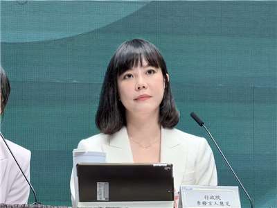 行政院發言人李慧芝。(鄭佑漢 攝)