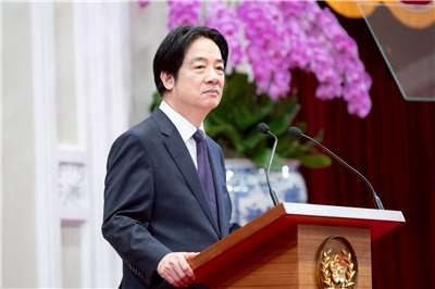 賴清德總統23日上午將在總統府大禮堂與五院院長舉行新春茶敘。(總統府提供)