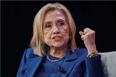 美國前國務卿希拉蕊。(檔案照)