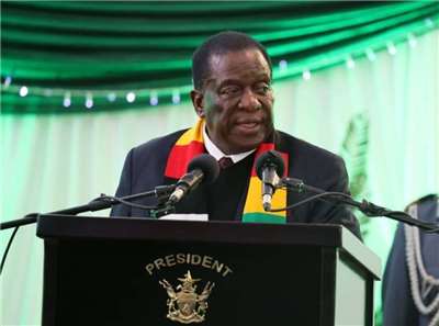 辛巴威總統姆南加瓦(Emmerson Mnangagwa)。(圖:X@edmnangagwa)
