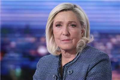 法國極右翼領袖瑪琳雷朋(Marine Le Pen)。