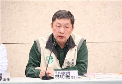 疾管署發言人林明誠10日提醒國人，前往日、韓旅遊防範腹瀉疫情。(疾管署提供)