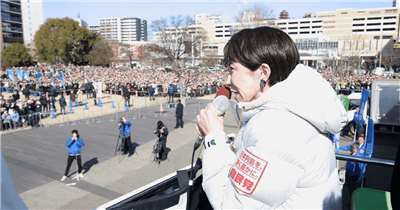 高市早苗解散眾議院重新改選，掀起一股挺高市的旋風。民調顯示自民黨可單獨過半，其中一大助力是來自中國的威嚇所引發的日本人的不滿。圖：取自自民黨官網