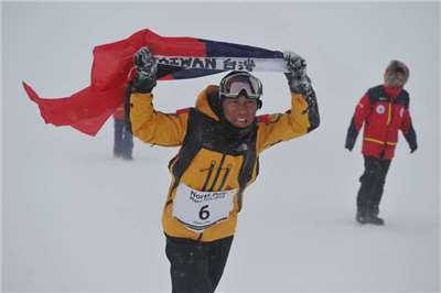 極地超馬運動員陳彥博。 (圖：中央社)