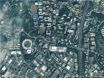 台灣新竹科學園區（國家太空中心TASA提供）