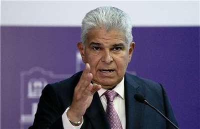 巴拿馬總統穆里諾(Jose Raul Mulino)。資料照。