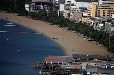 英國快時尚品牌ASOS創辦人在泰國墜樓身亡。圖為泰國觀光勝地巴達雅(Pattaya)。資料照。