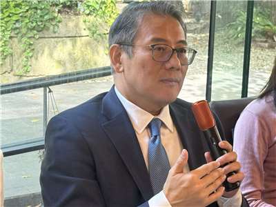 經濟部國際貿易署署長劉威廉表示，隨著近年國際局勢劇烈變動，使得貿易政策跟產業政策從過去的「壁壘分明」，變得密不可分。(謝佳興 攝)